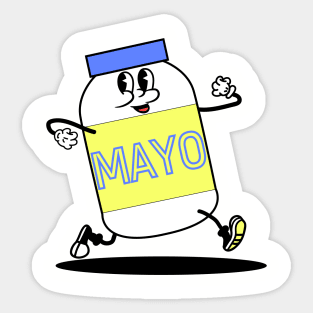 Mayo Cartoon Sticker